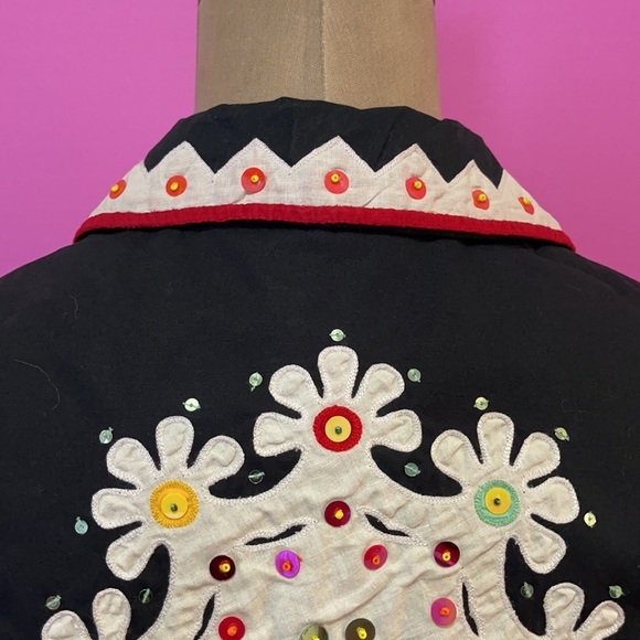 Moschino Cheap Chic Black Cotton Embroidered Blazer - Picture 10 of 17